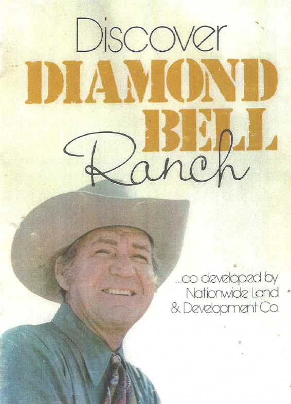 Cover of a 1970s Discover Diamond Bell Ranch promotional brochure